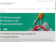Tablet Screenshot of gdb-beratung.de